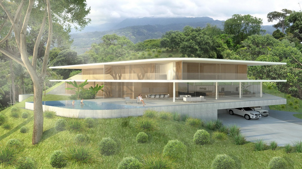 🌅 Front-Row Panoramic Sunset Ocean View Estate in San Martín