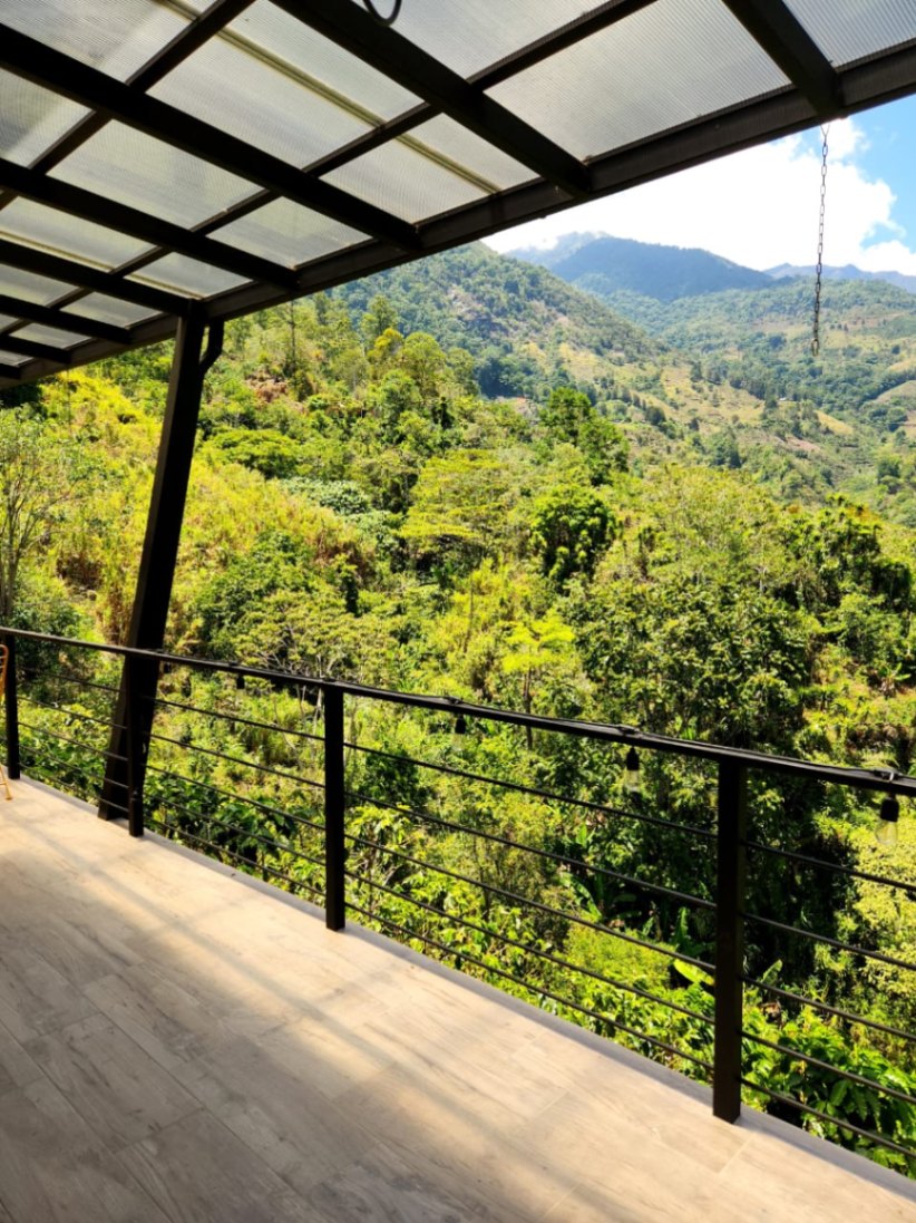 MODERN COUNTRY HOUSE WITH GUEST COTTAGE AMIDST A COFFEE PLANTATION